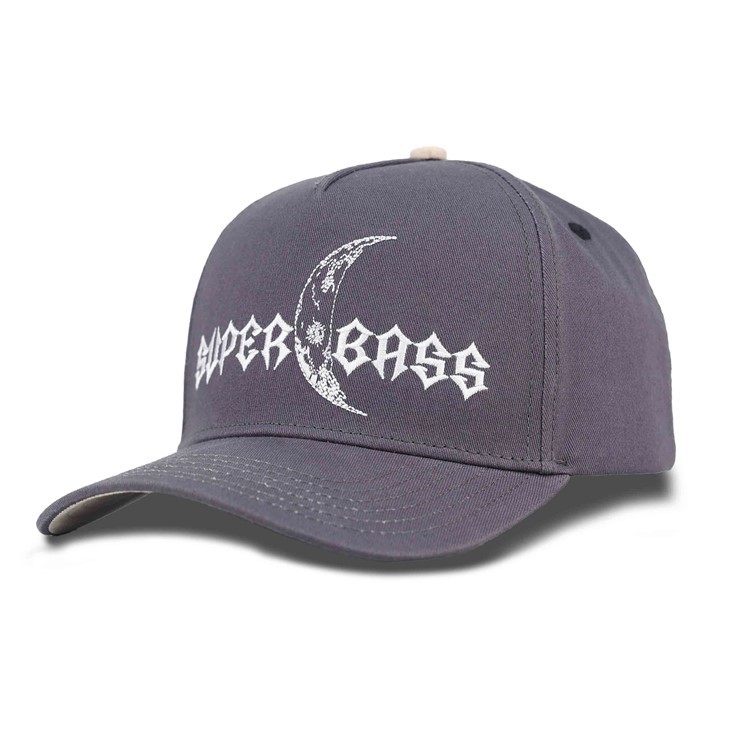 Grey Moon Embroidery Baseball Cap