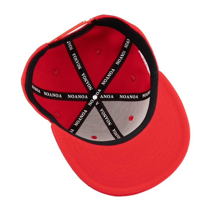 TCAP Custom Fabric Watermelon Red Original Letter Caps Buckle 3D Embroidery Hats