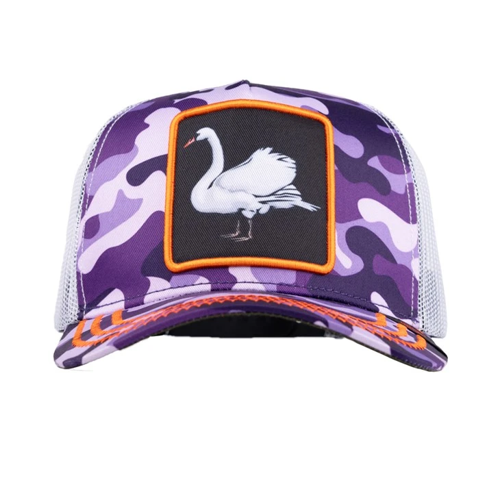 TCAP Custom Polyester Fabric Heat Transfer Hat Camouflage Trucker Hat