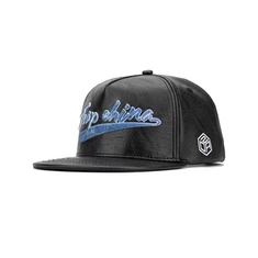 TCAP 5Panel Hat Leather Custom Logo Vyšívaná basketbalová čepice